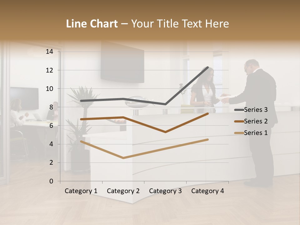 White Representative Negocios PowerPoint Template