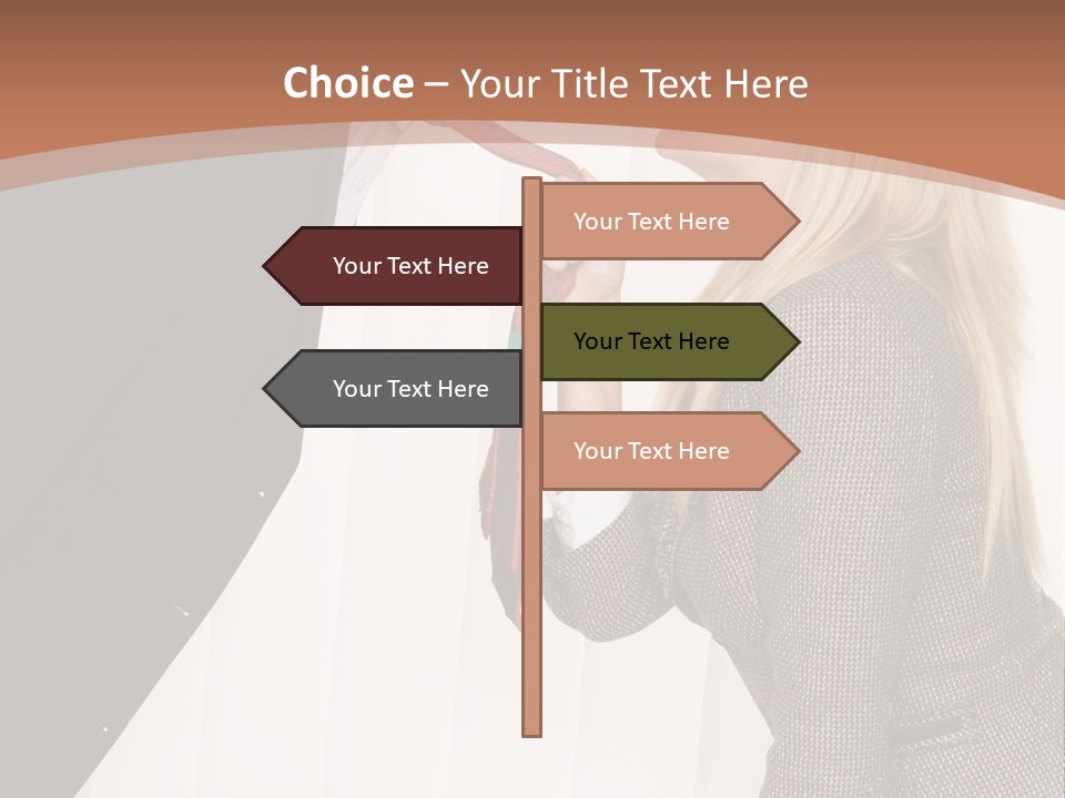Chicane Courage Quarrel PowerPoint Template