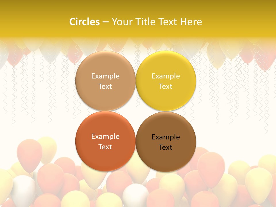 Happiness Design Holiday PowerPoint Template