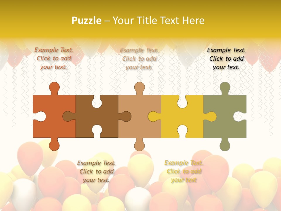 Happiness Design Holiday PowerPoint Template