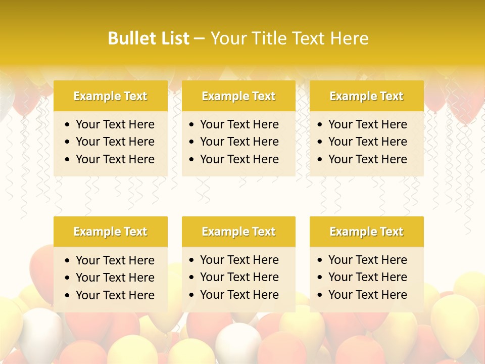 Happiness Design Holiday PowerPoint Template
