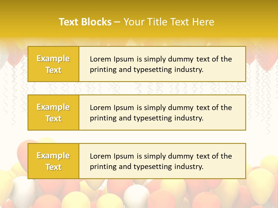 Happiness Design Holiday PowerPoint Template