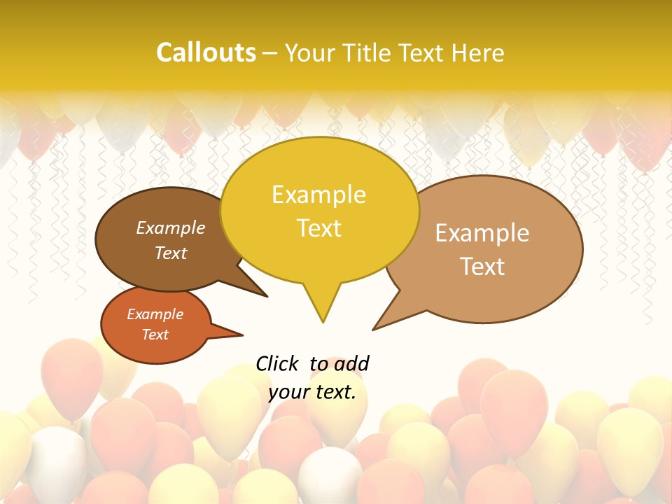 Happiness Design Holiday PowerPoint Template