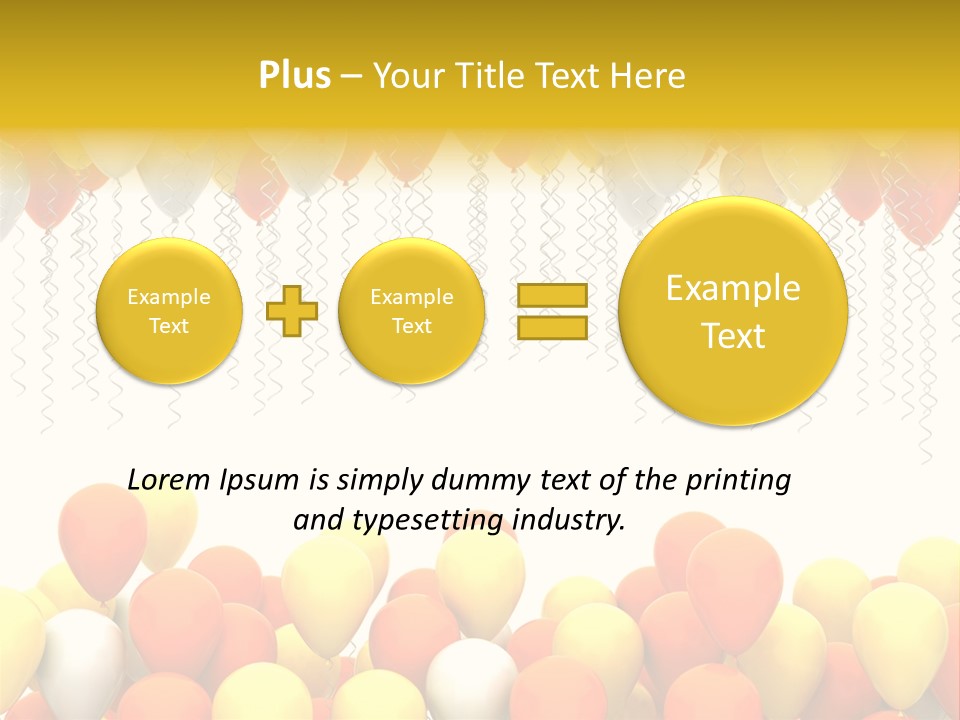 Happiness Design Holiday PowerPoint Template