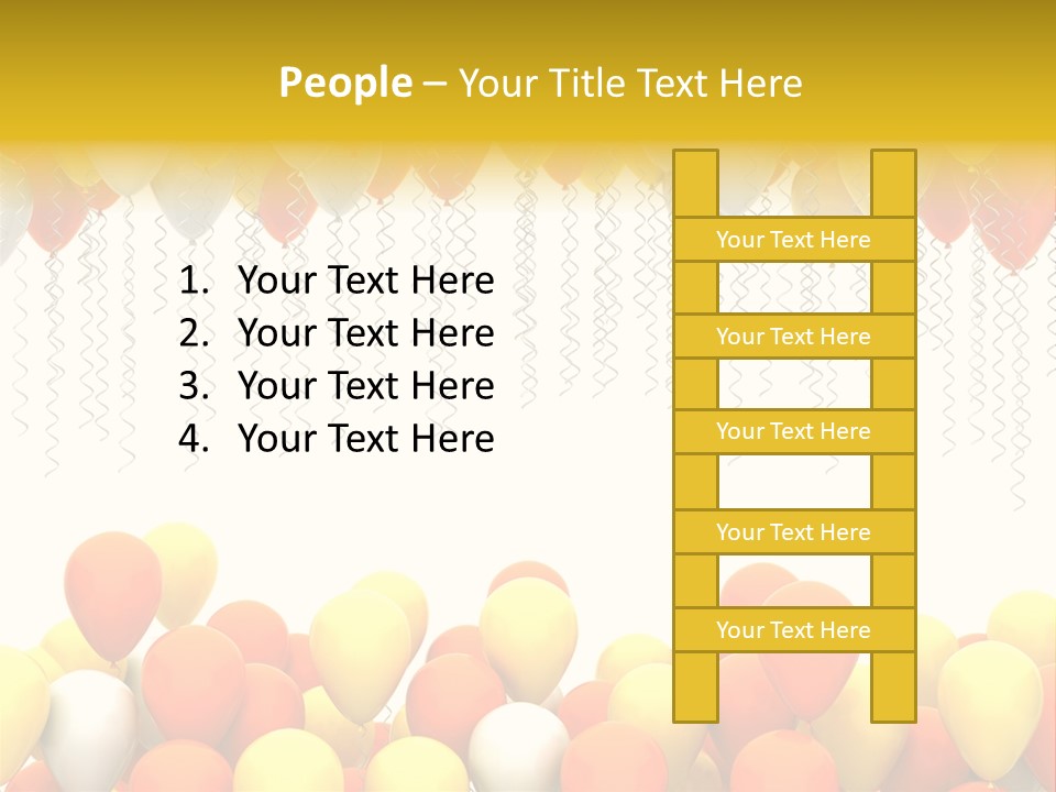 Happiness Design Holiday PowerPoint Template