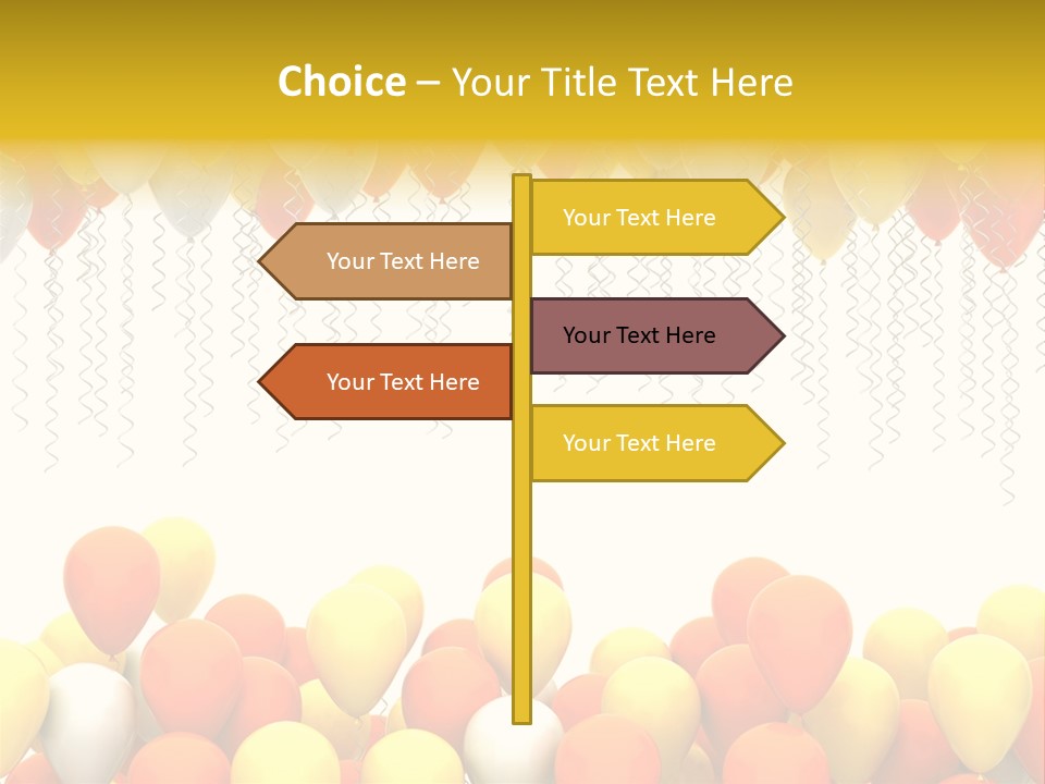 Happiness Design Holiday PowerPoint Template