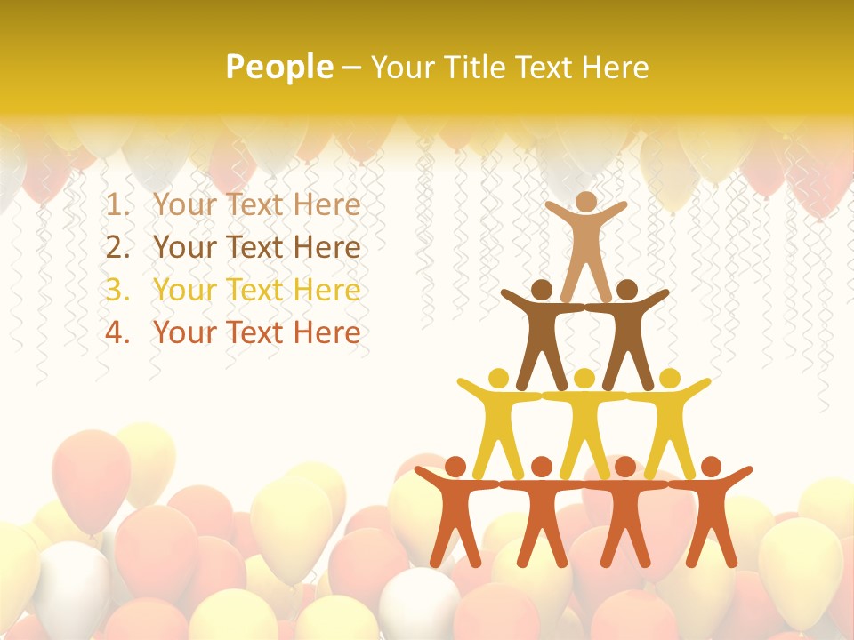 Happiness Design Holiday PowerPoint Template