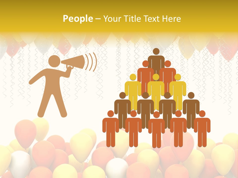 Happiness Design Holiday PowerPoint Template