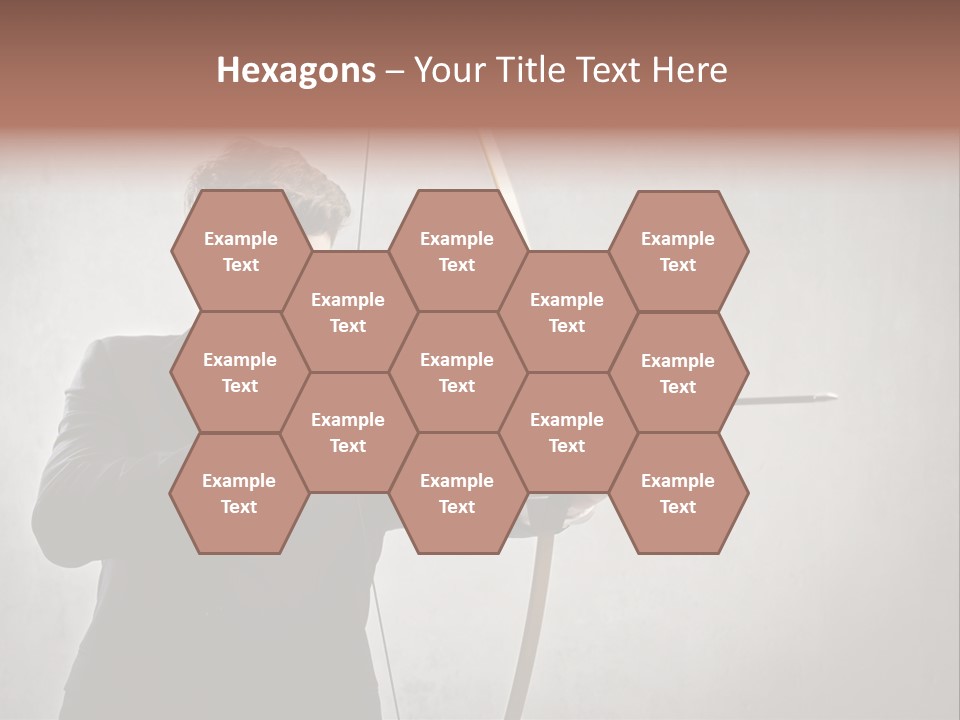 Arc Center Boy PowerPoint Template