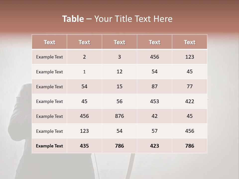 Arc Center Boy PowerPoint Template