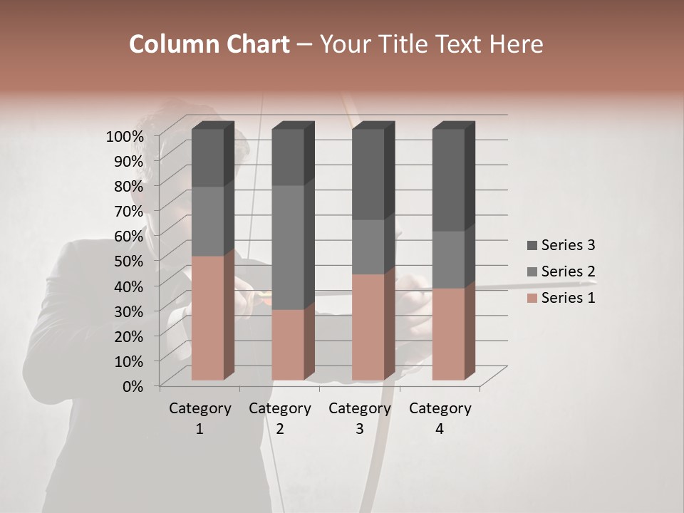 Arc Center Boy PowerPoint Template