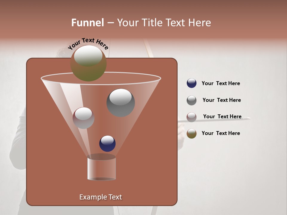 Arc Center Boy PowerPoint Template