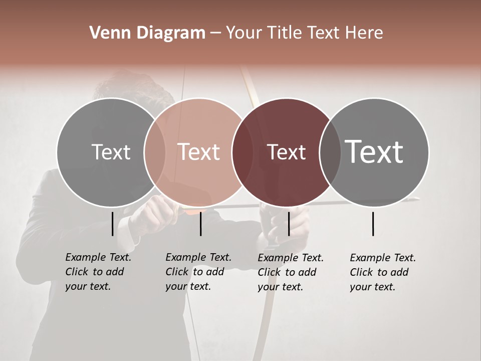 Arc Center Boy PowerPoint Template