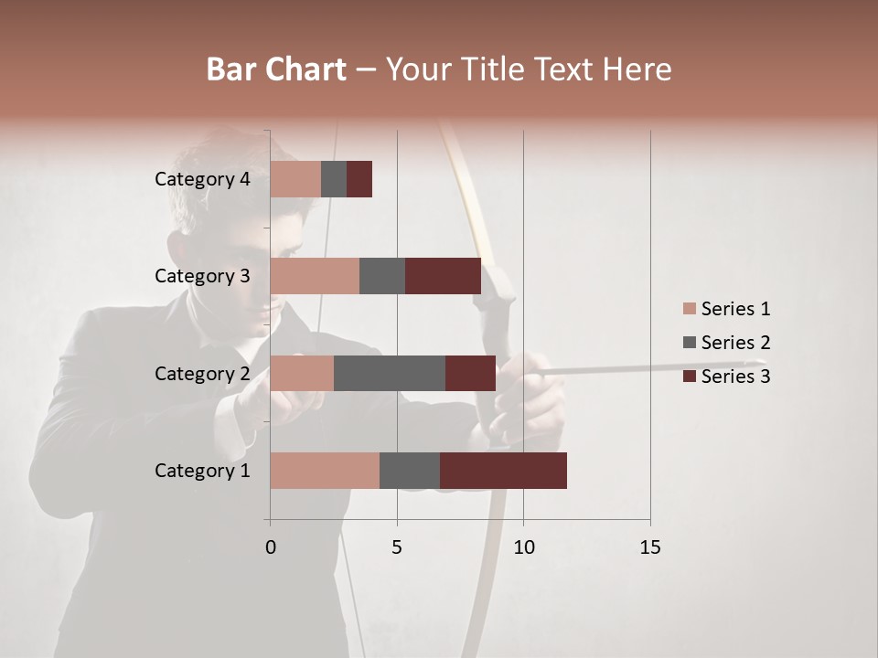 Arc Center Boy PowerPoint Template