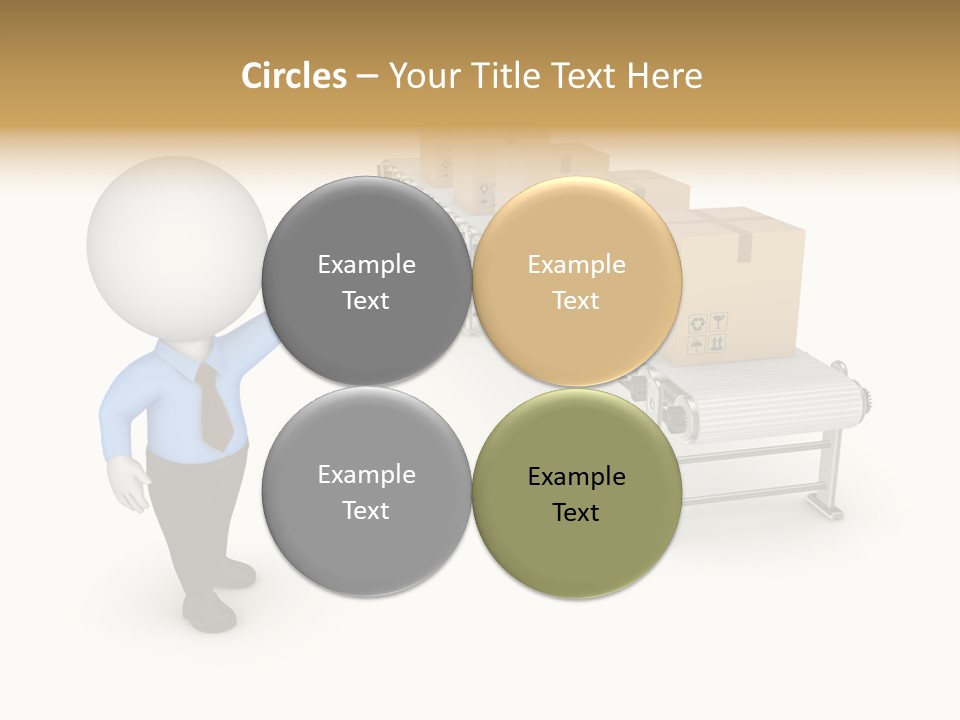 Shipment Person Production PowerPoint Template