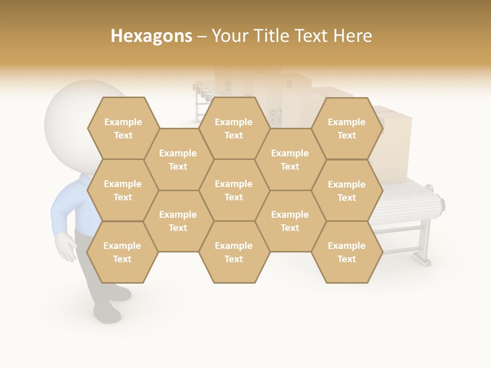 Shipment Person Production PowerPoint Template