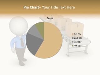 Shipment Person Production PowerPoint Template