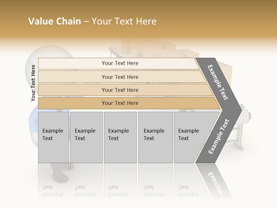 Shipment Person Production PowerPoint Template