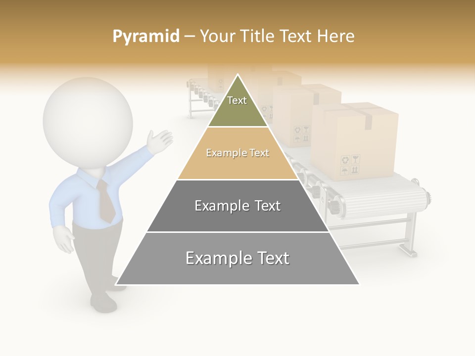 Shipment Person Production PowerPoint Template