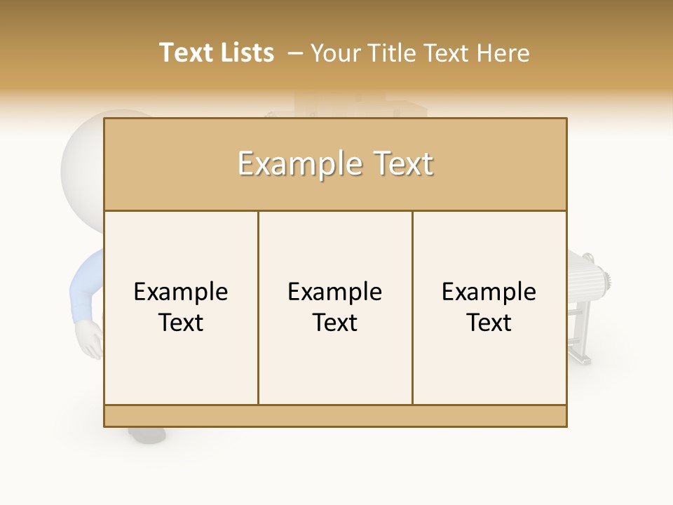 Shipment Person Production PowerPoint Template
