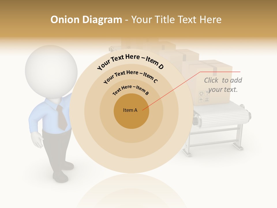 Shipment Person Production PowerPoint Template