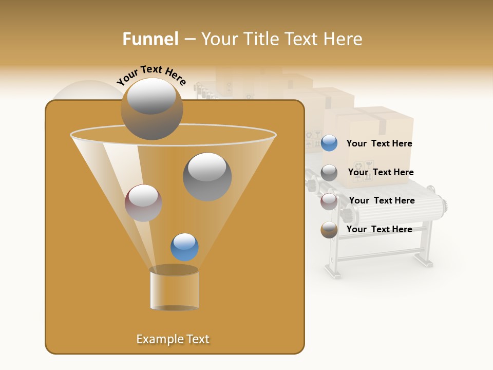 Shipment Person Production PowerPoint Template