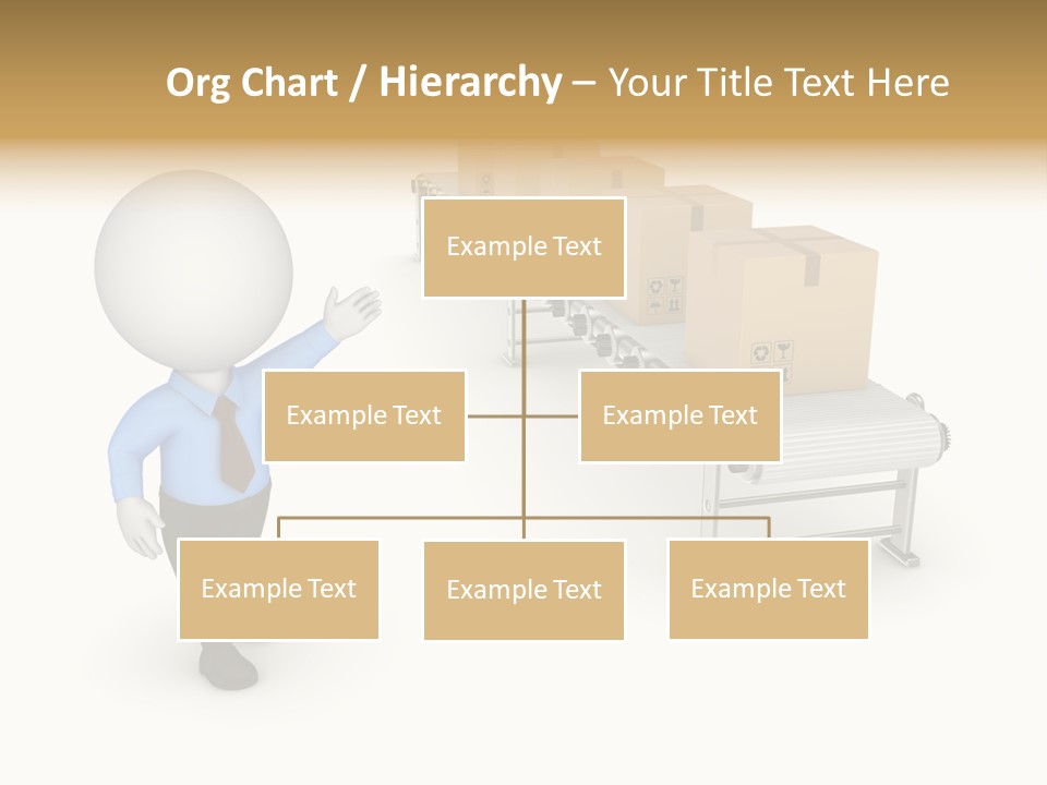 Shipment Person Production PowerPoint Template