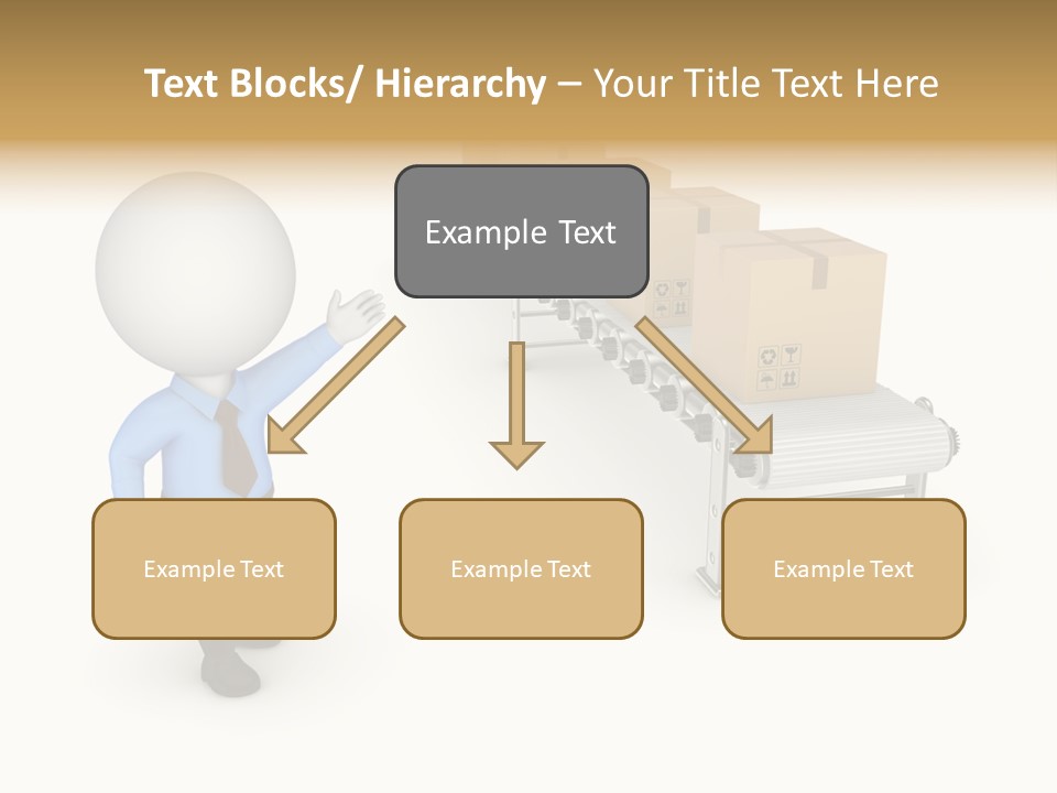 Shipment Person Production PowerPoint Template
