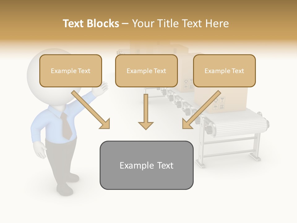 Shipment Person Production PowerPoint Template
