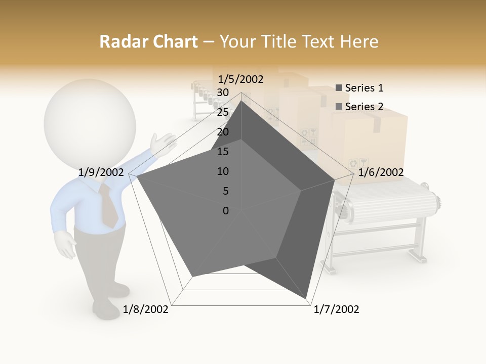 Shipment Person Production PowerPoint Template