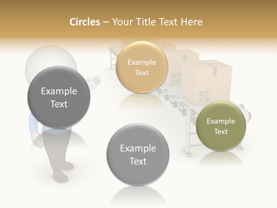Shipment Person Production PowerPoint Template