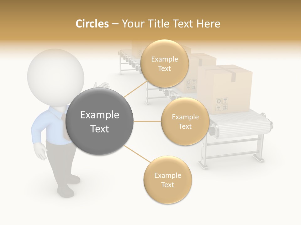 Shipment Person Production PowerPoint Template