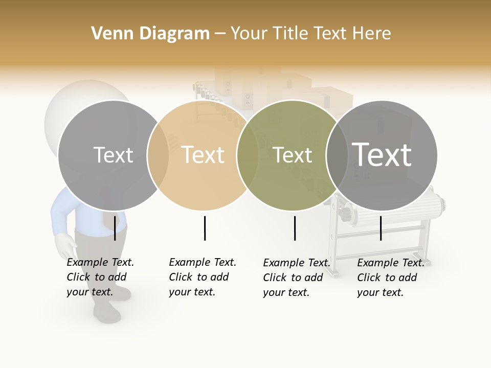 Shipment Person Production PowerPoint Template