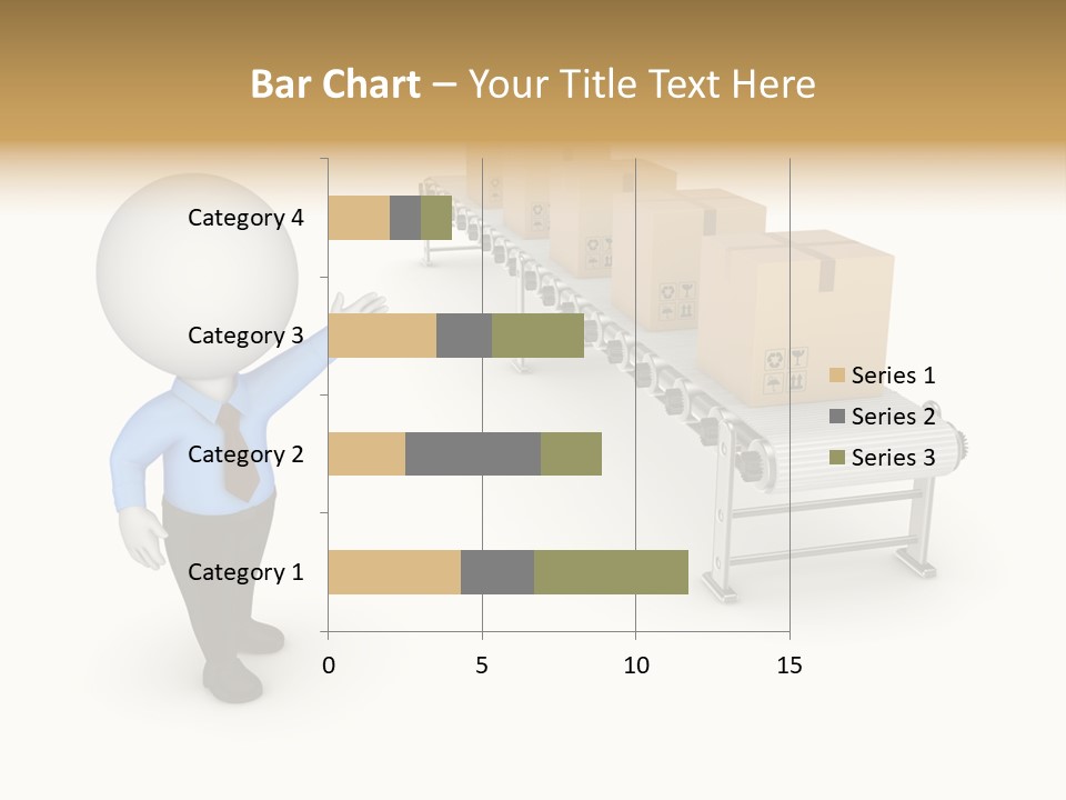 Shipment Person Production PowerPoint Template