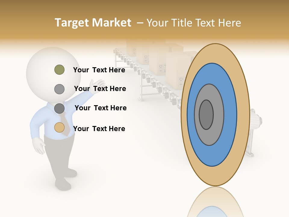 Shipment Person Production PowerPoint Template