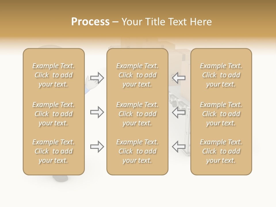 Shipment Person Production PowerPoint Template