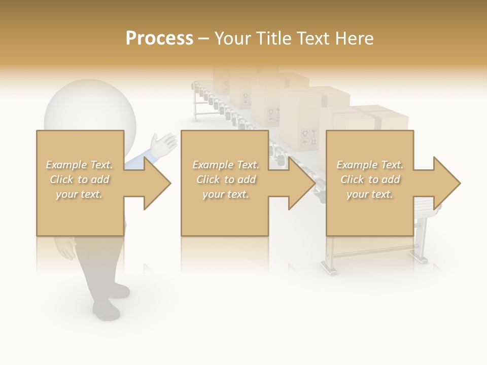 Shipment Person Production PowerPoint Template