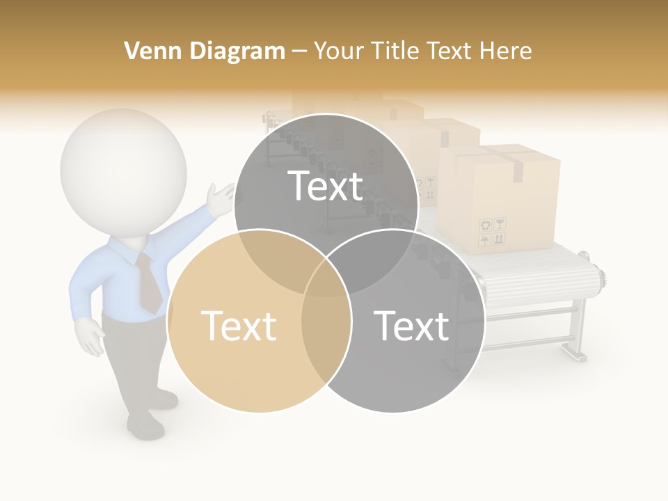 Shipment Person Production PowerPoint Template