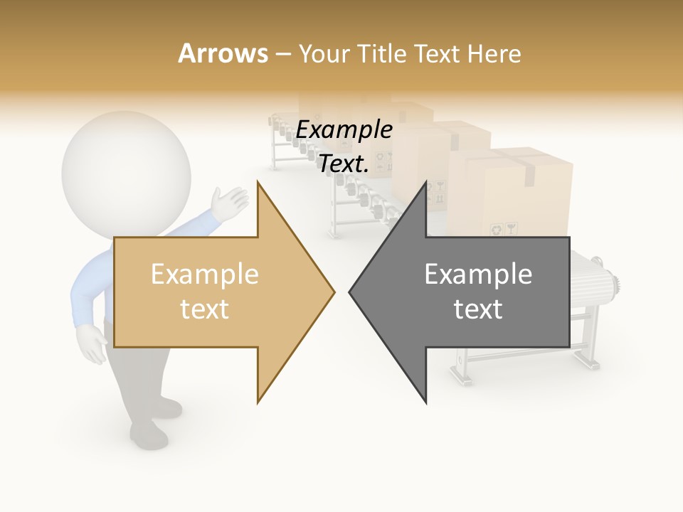 Shipment Person Production PowerPoint Template