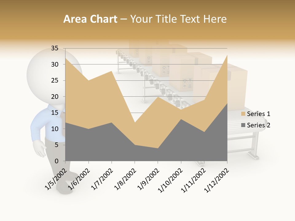 Shipment Person Production PowerPoint Template