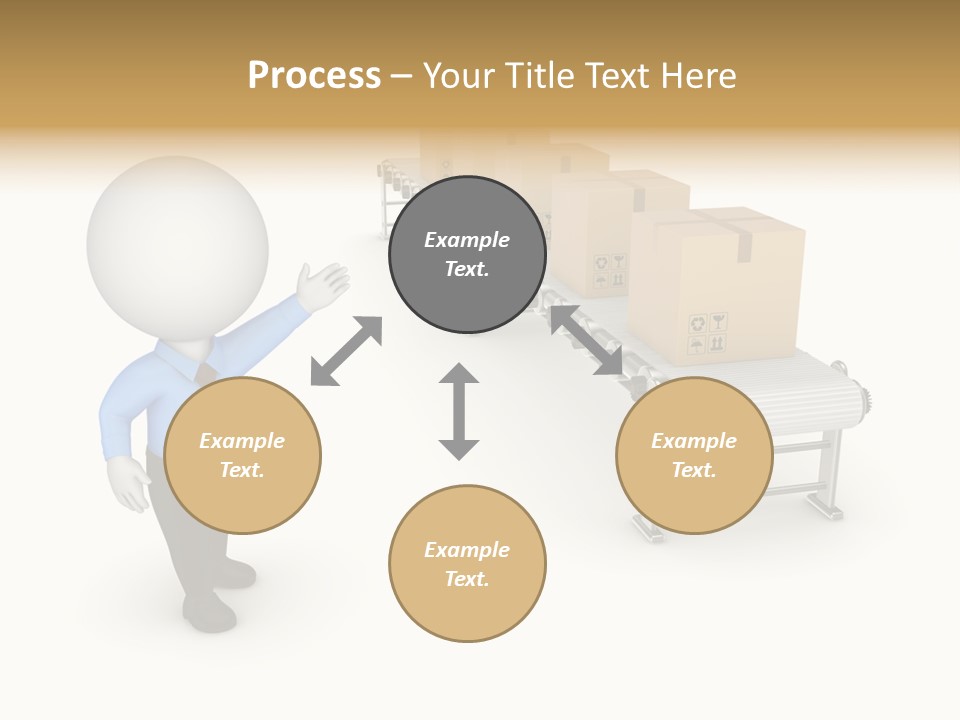 Shipment Person Production PowerPoint Template