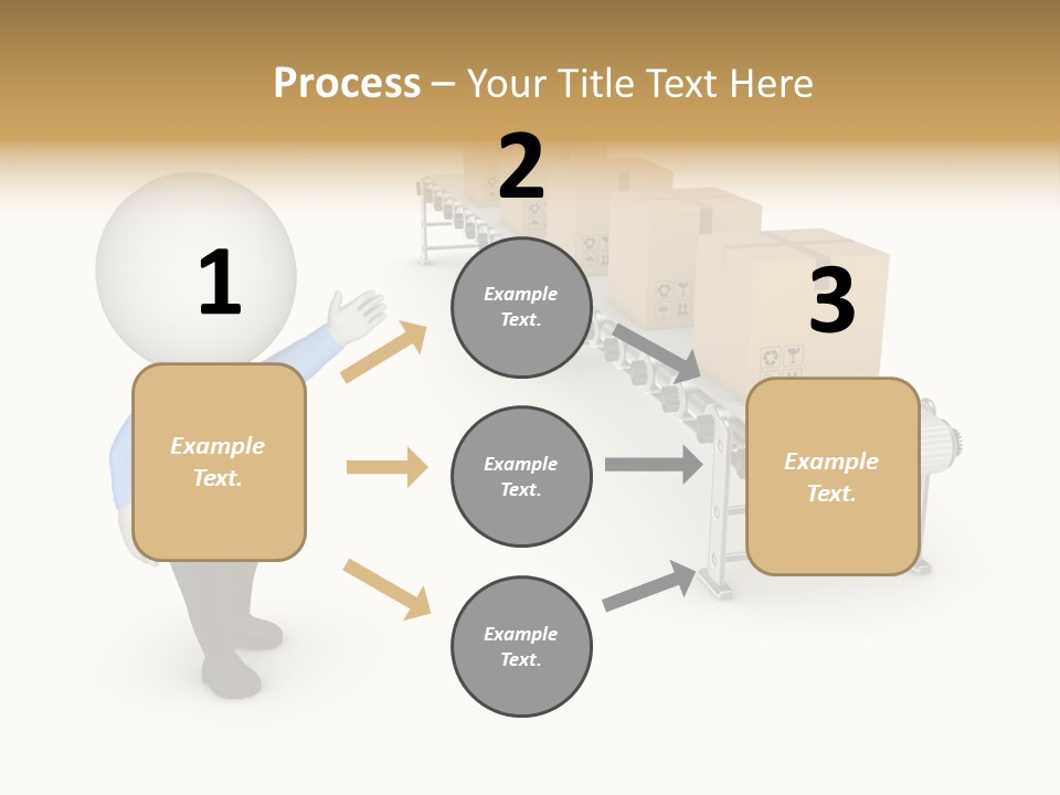 Shipment Person Production PowerPoint Template