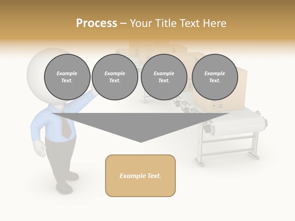 Shipment Person Production PowerPoint Template
