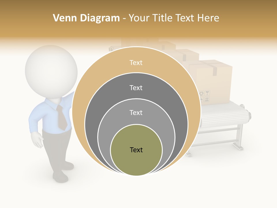 Shipment Person Production PowerPoint Template