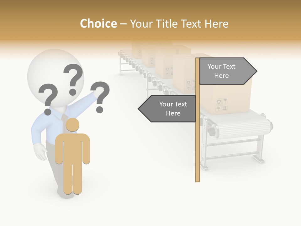 Shipment Person Production PowerPoint Template