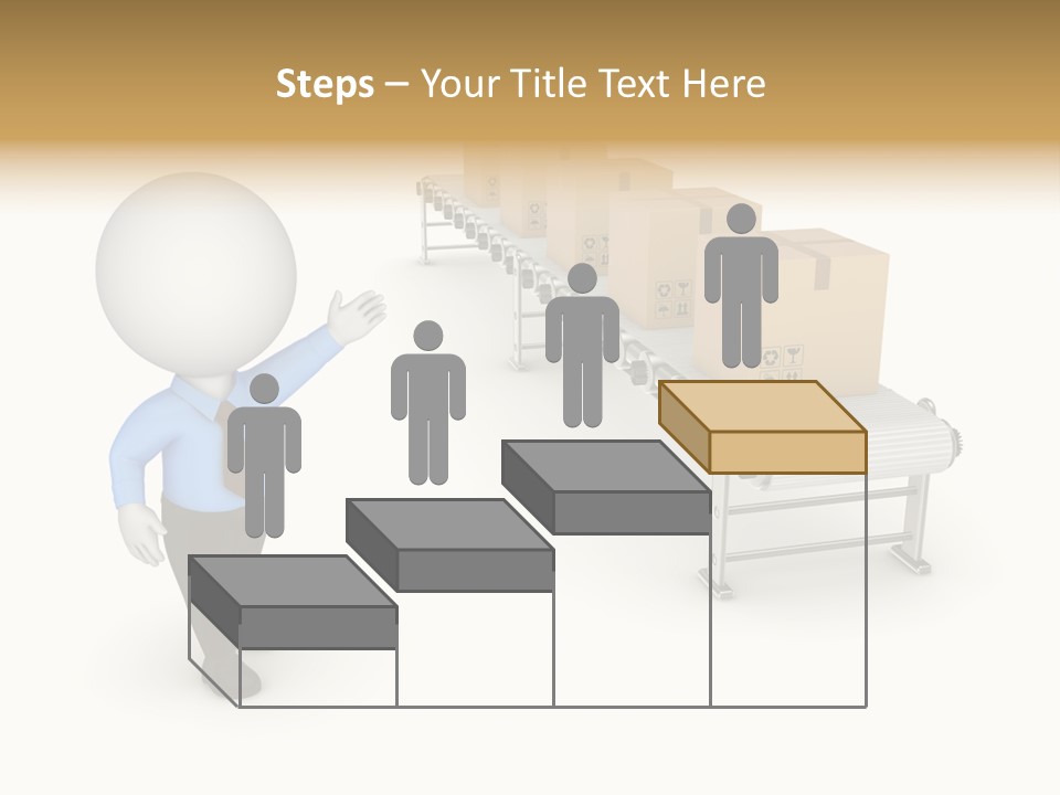 Shipment Person Production PowerPoint Template