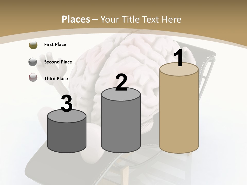 Chair Enjoy Meditation PowerPoint Template