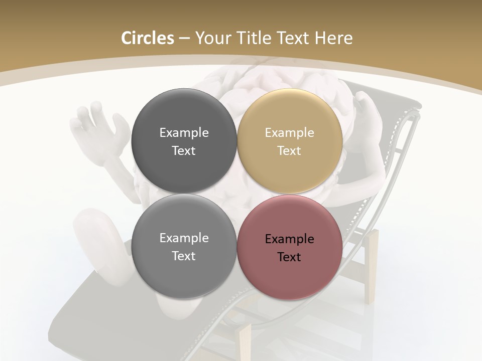 Chair Enjoy Meditation PowerPoint Template