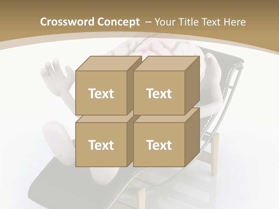 Chair Enjoy Meditation PowerPoint Template