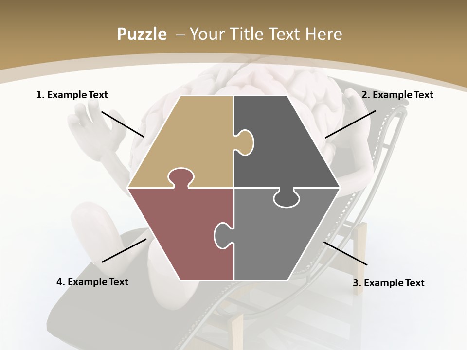 Chair Enjoy Meditation PowerPoint Template